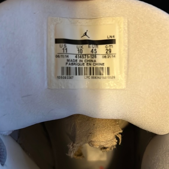Jordan 13 Grey Toe - Size 11 used no box - Picture 5 of 6